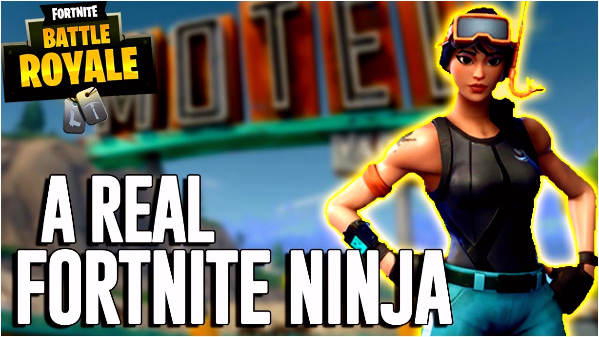 A Real Fortnite Ninja Fortnite Battle Royale Gameplay Ninja