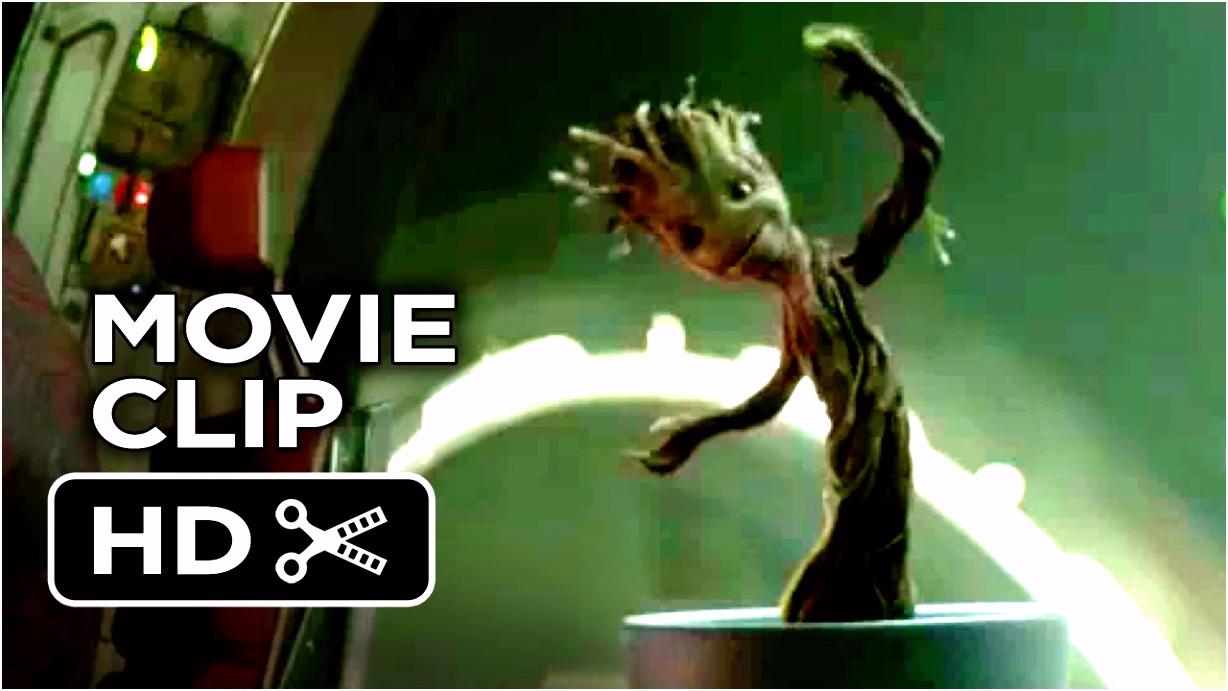 Guardians of the Galaxy Movie CLIP Dancing Baby Groot 2014 Vin