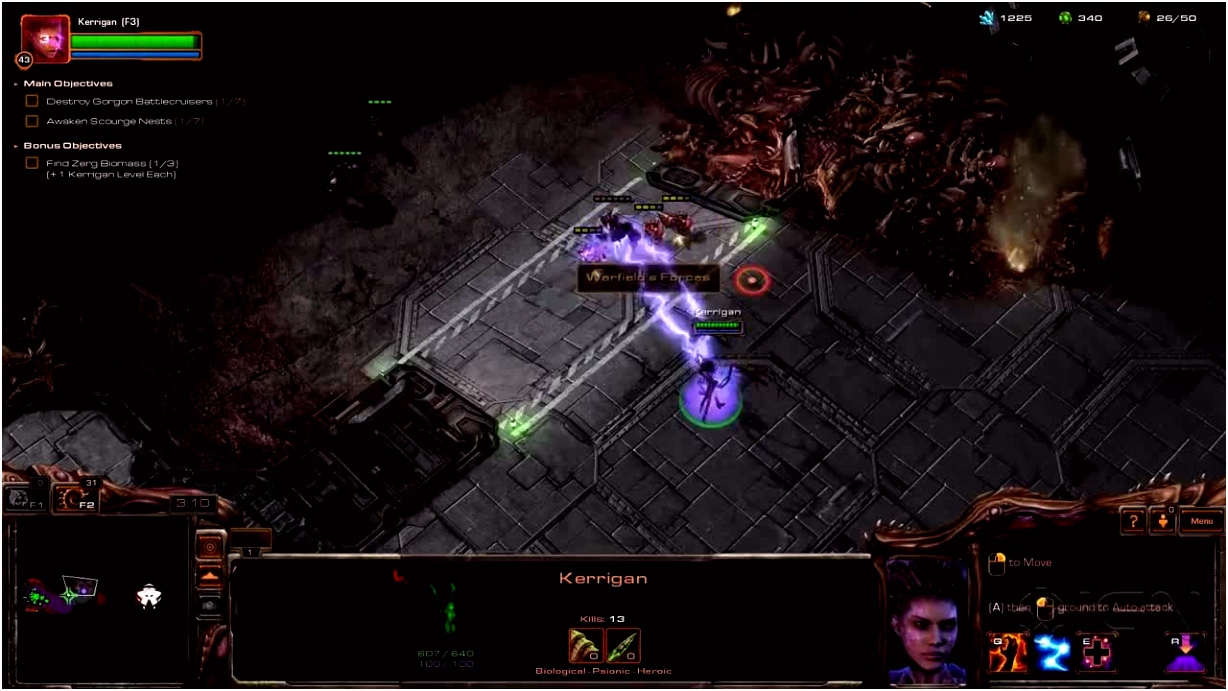 StarCraft 2 Heart of the Swarm Walkthrough Char Part 2 Fire