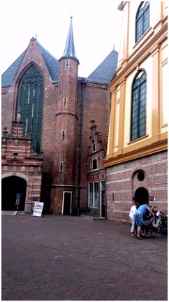 Westerkerk Enkhuizen 1470 met houten toren uit 1533 Foto van