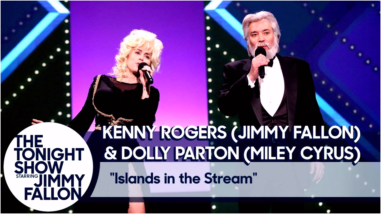 Jimmy Fallon and Miley Cyrus Recreate Kenny Rogers and Dolly