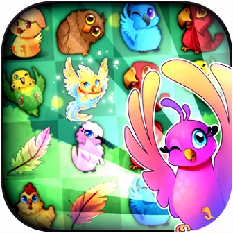 vogels 2 gratis match 3 party puzzelspel App voor iPhone iPad en