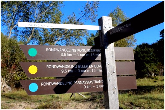 Routes Foto van Nationaal Park Zuid Kennemerland Overveen