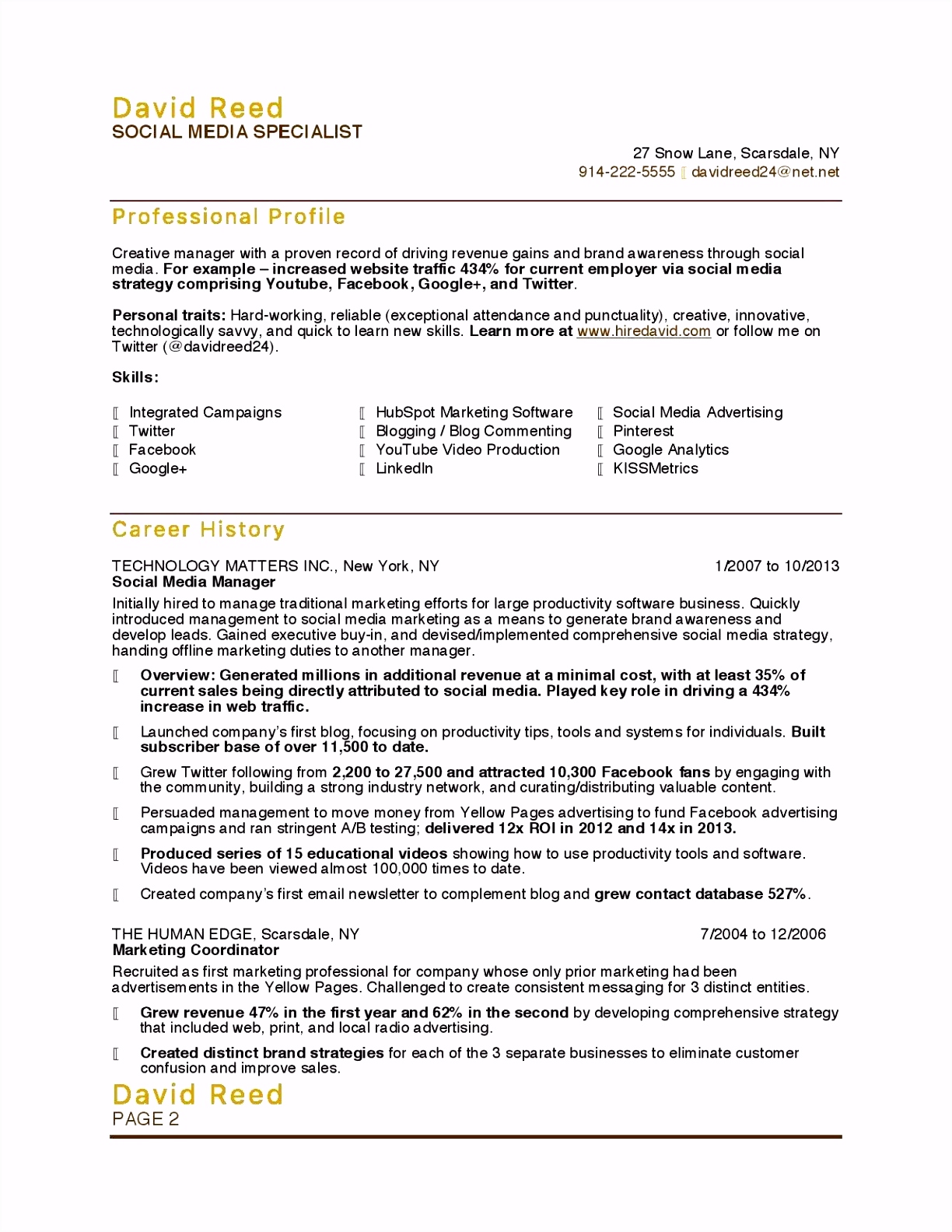 Marketing Report Example Glendale munity Document Template