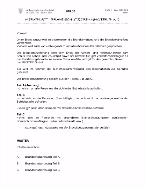 merkblatt brandschutzordnung teil b u c Landkreis Eichsfeld