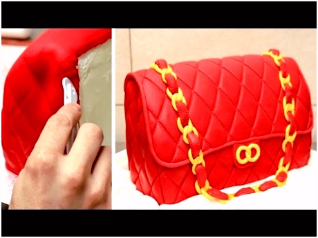 Fashion Bag Cake How To Make Torta Bolso by CakesStepbyStep