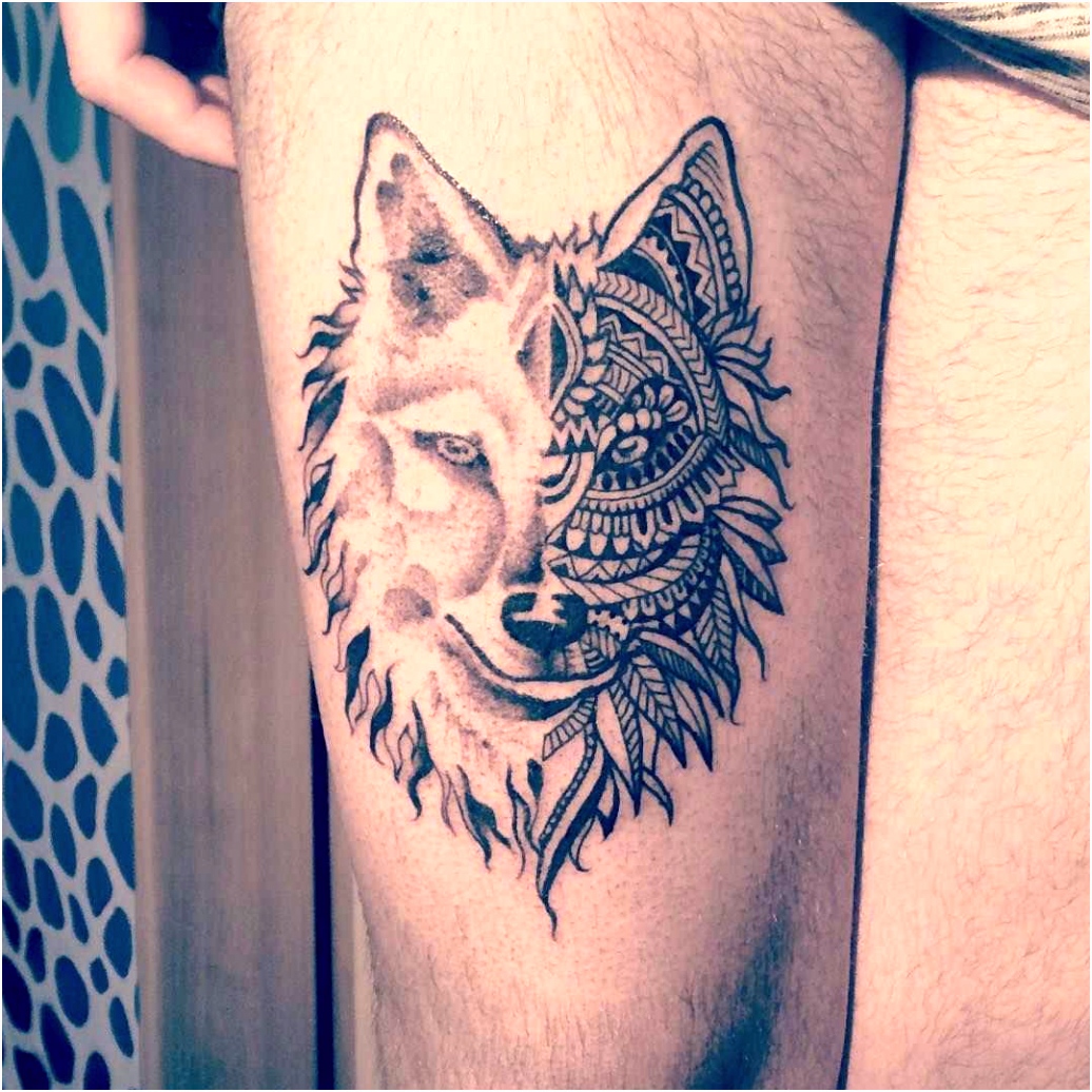 Frisches Wolf Tattoo Vorlagen Kostenlos