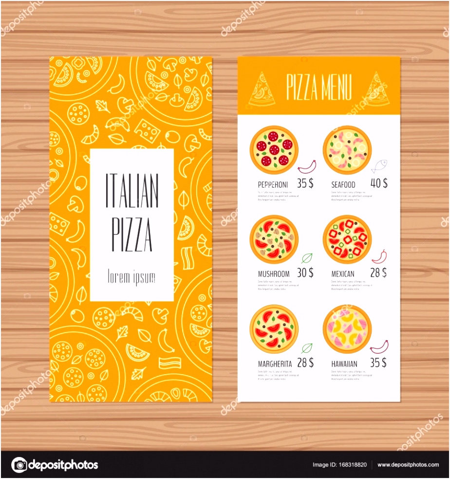 50 Luxury Flyers Pizza Menu