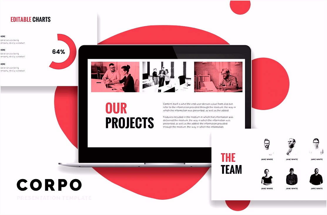 CORPO Business Powerpoint Template Presentation Templates