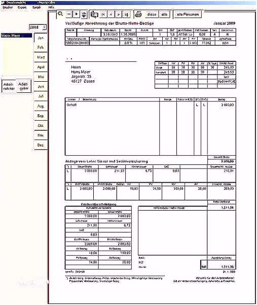 Neu Bilder Der Lohnabrechnung Vorlage Excel