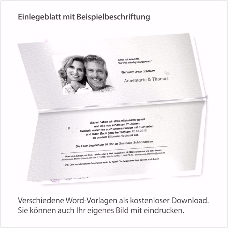 Einladung Hochzeit Text 10 Jahre Einladungen Silberhochzeit