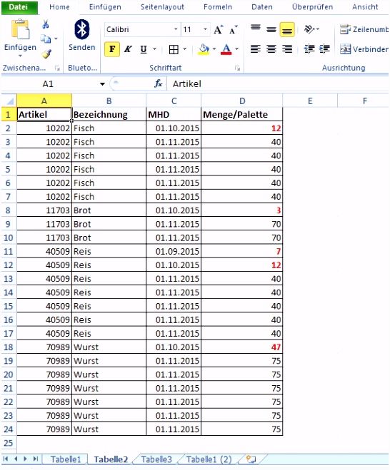 Wie Lege Ich Eine Excel Tabelle An