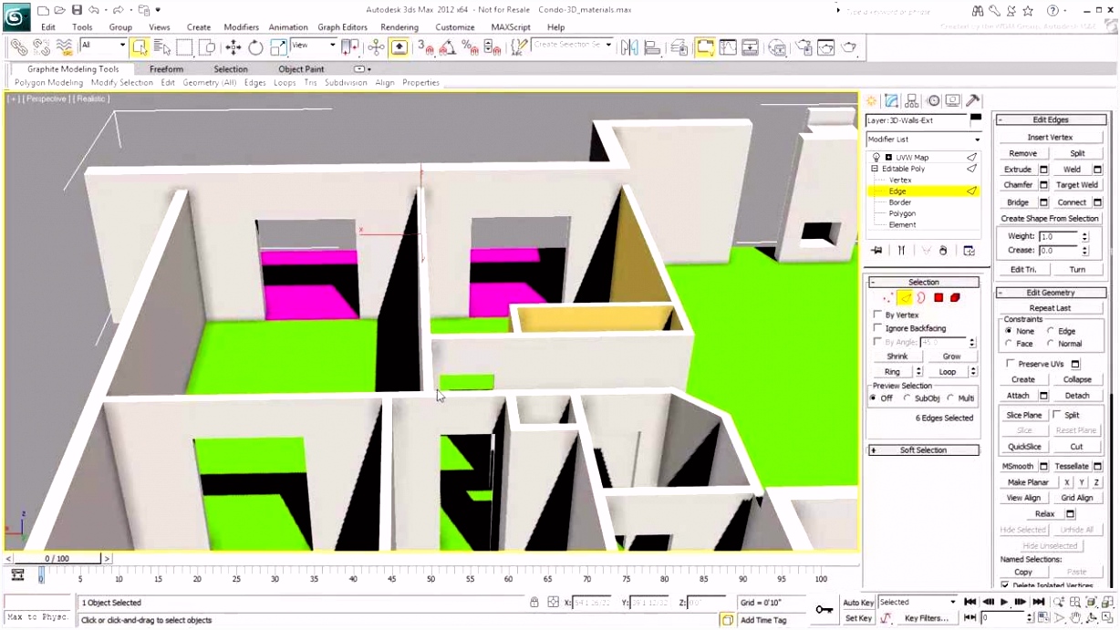 Working with AutoCAD Files in 3ds Max Part 3 Creating Materials