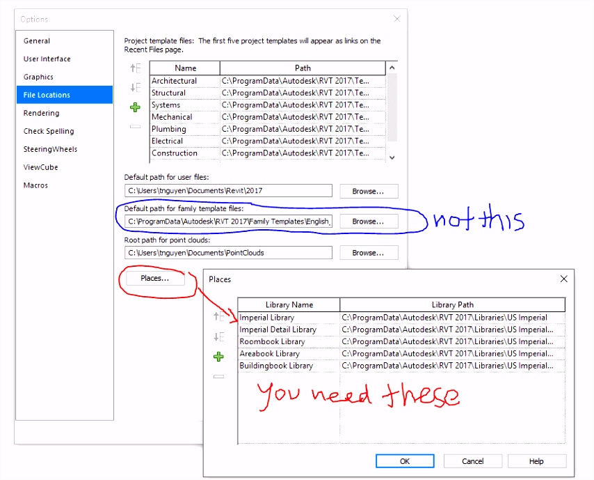 Family Template Library is empty Autodesk munity Revit Products