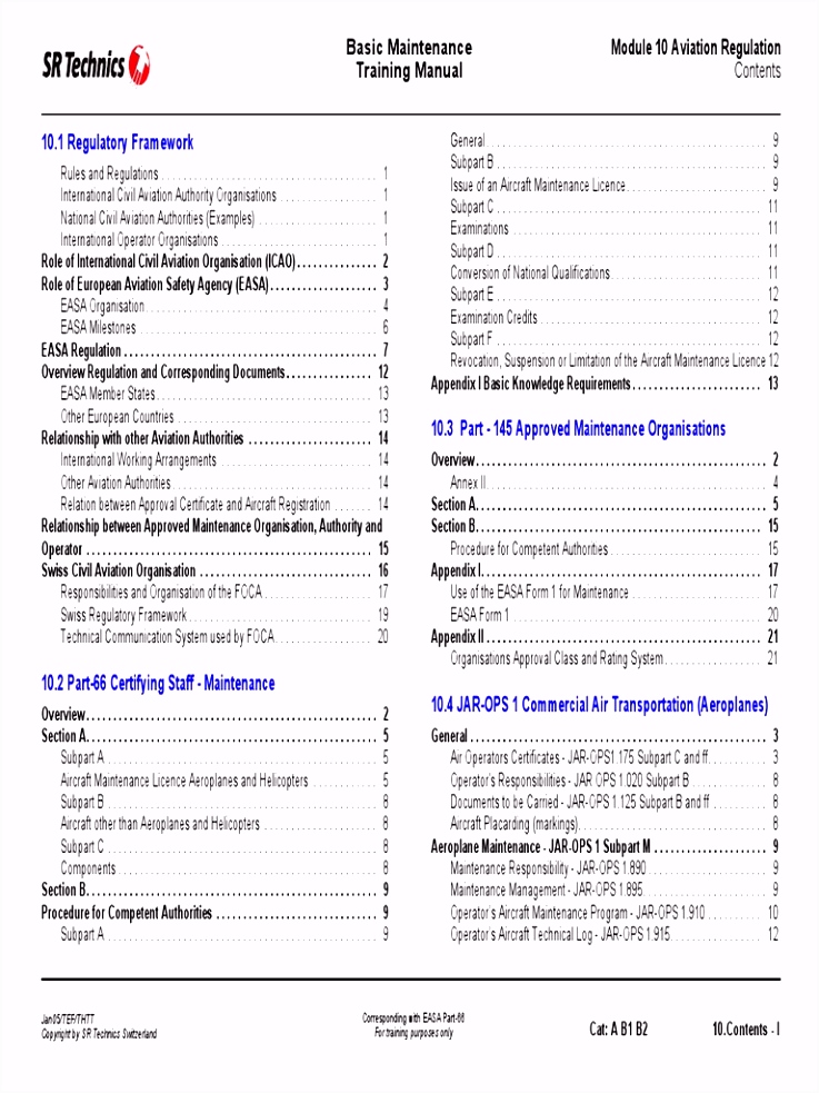 M10 sr tech pdf Aviation