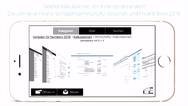 Vorlagen für Pages Numbers & Keynote Ed 2017 im App Store