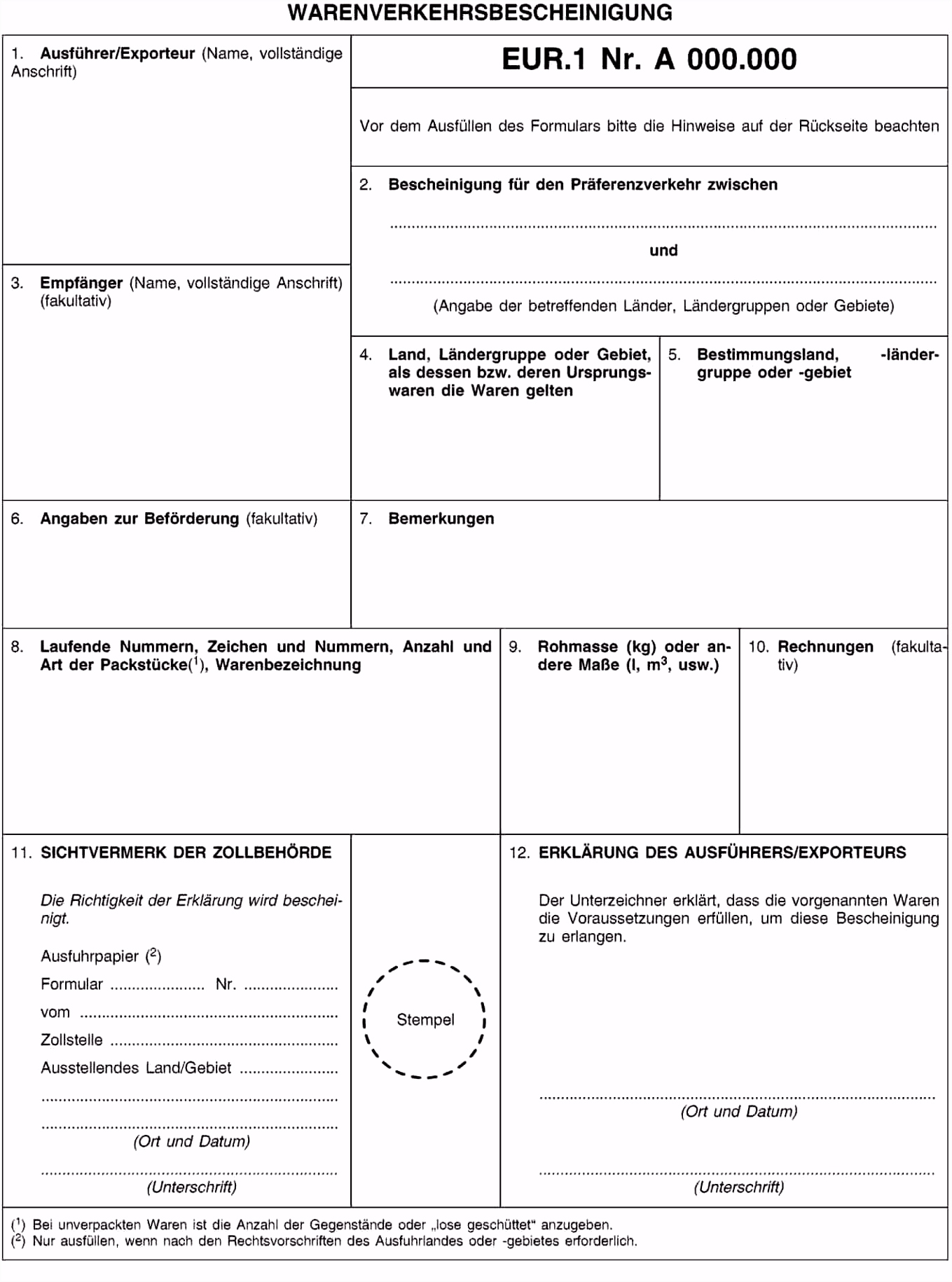 Editierbar Km Geld Abrechnung Vorlage