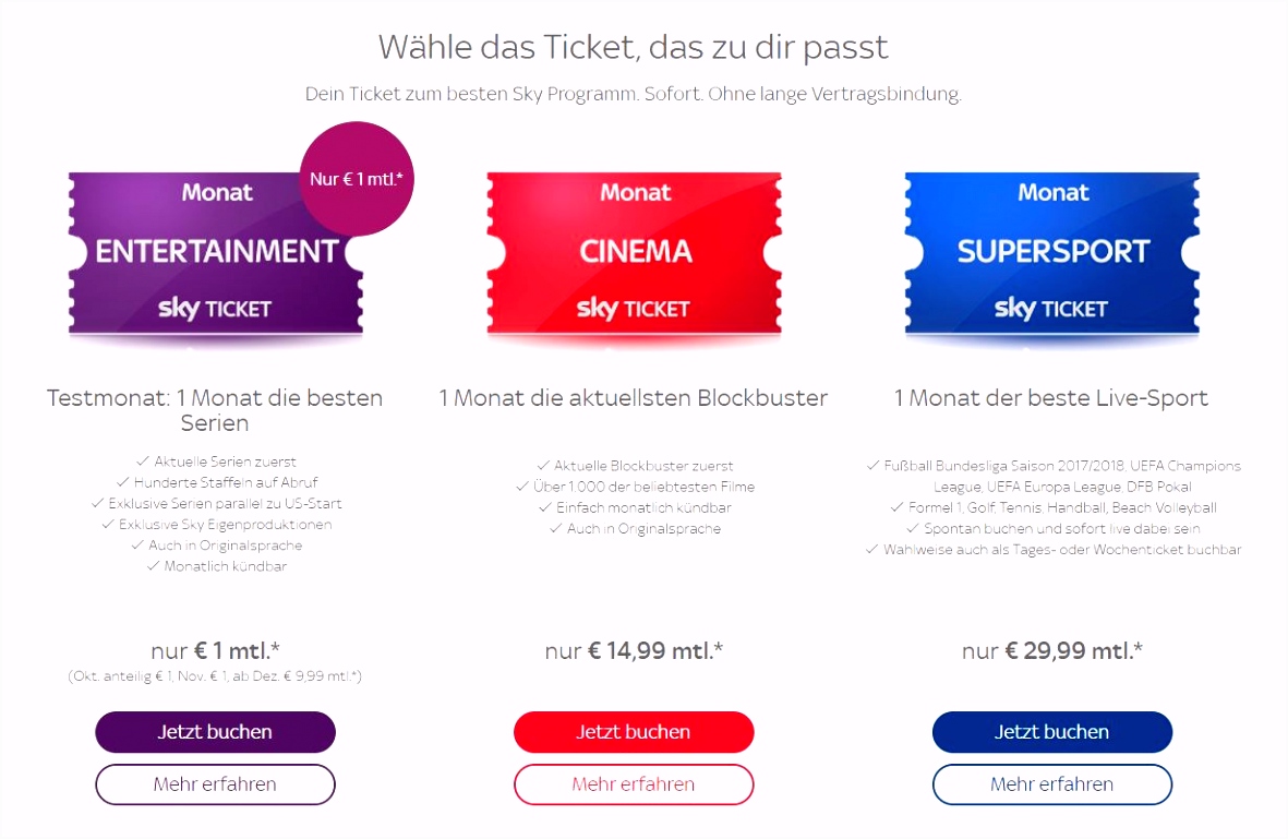 Netflix vs Maxdome vs Amazon Prime vs Sky Ticket Sieger