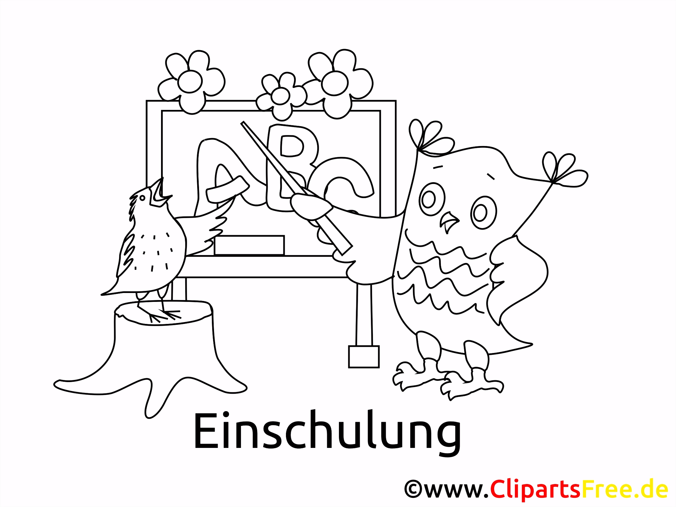 Gratis Vorlage Zum Ausmalen Einschulung Schule pertaining to