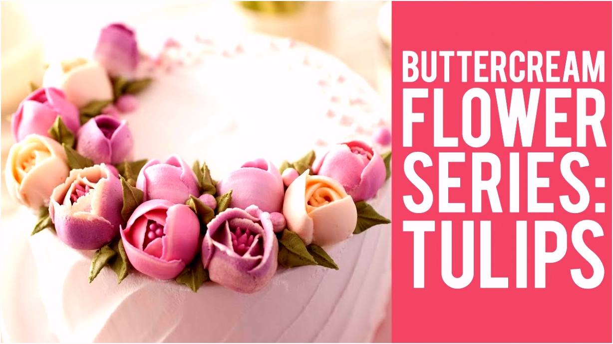 How to Make Buttercream Flowers Tulips