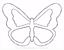 schmetterling fensterbilder ausmalbildkostenlos