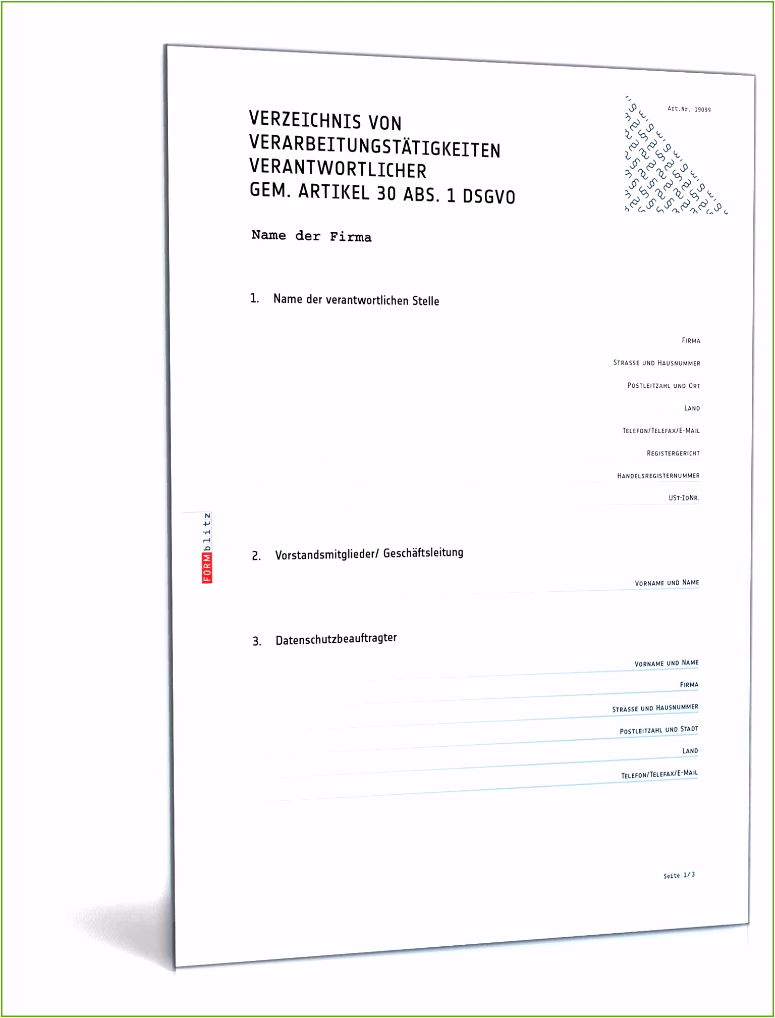 11 Erstaunlich Verfahrensverzeichnis Vorlage Für Deinen Erfolg