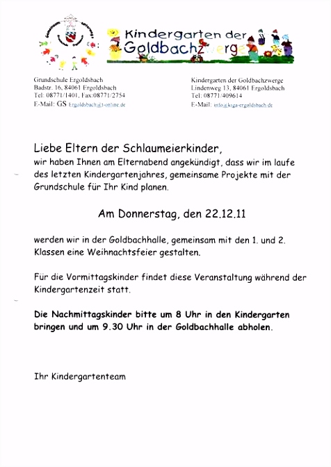 Einladung Elternabend Kindergarten Vorlage Frisch Einladung