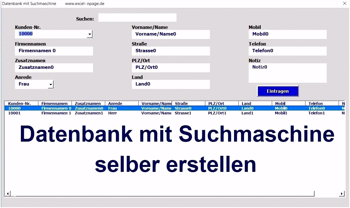 16 Erstaunlich Kundendatenbank Excel Vorlage Bilder