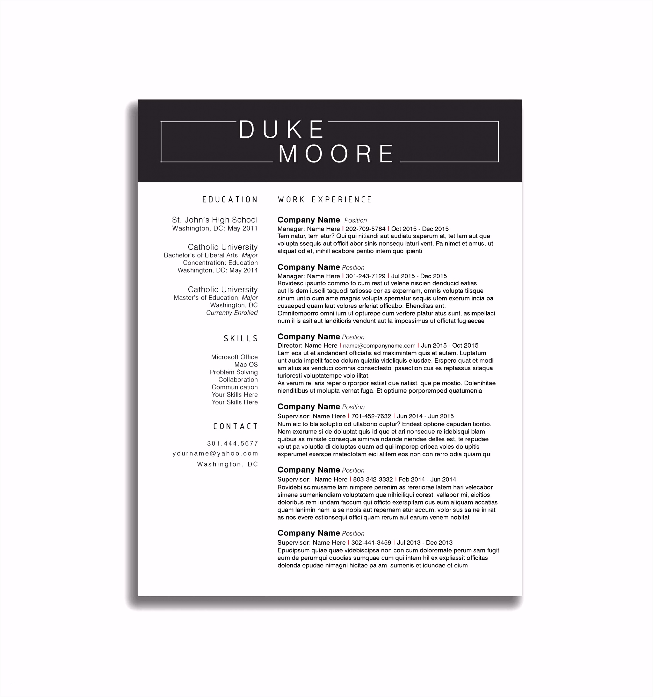 Dossier Word En Pdf Nouveau s Resume Resume format Hindi Word