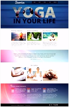 18 Best Yoga Website Templates images in 2018