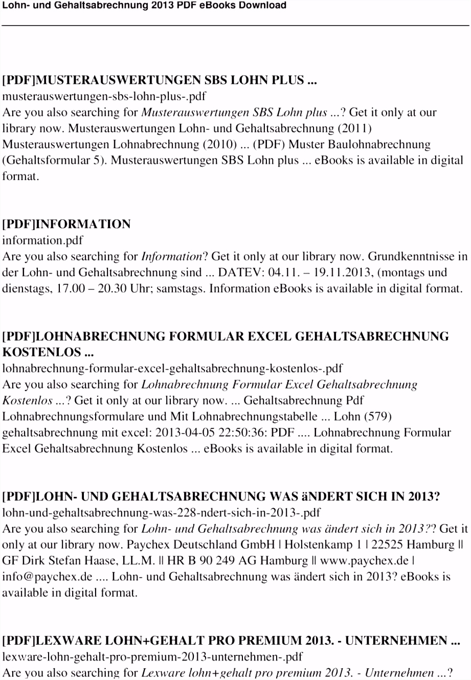 16 Format der Gehaltsabrechnung pdf